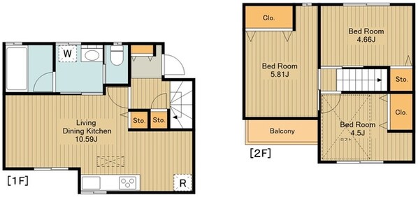 グランドシティの物件間取画像